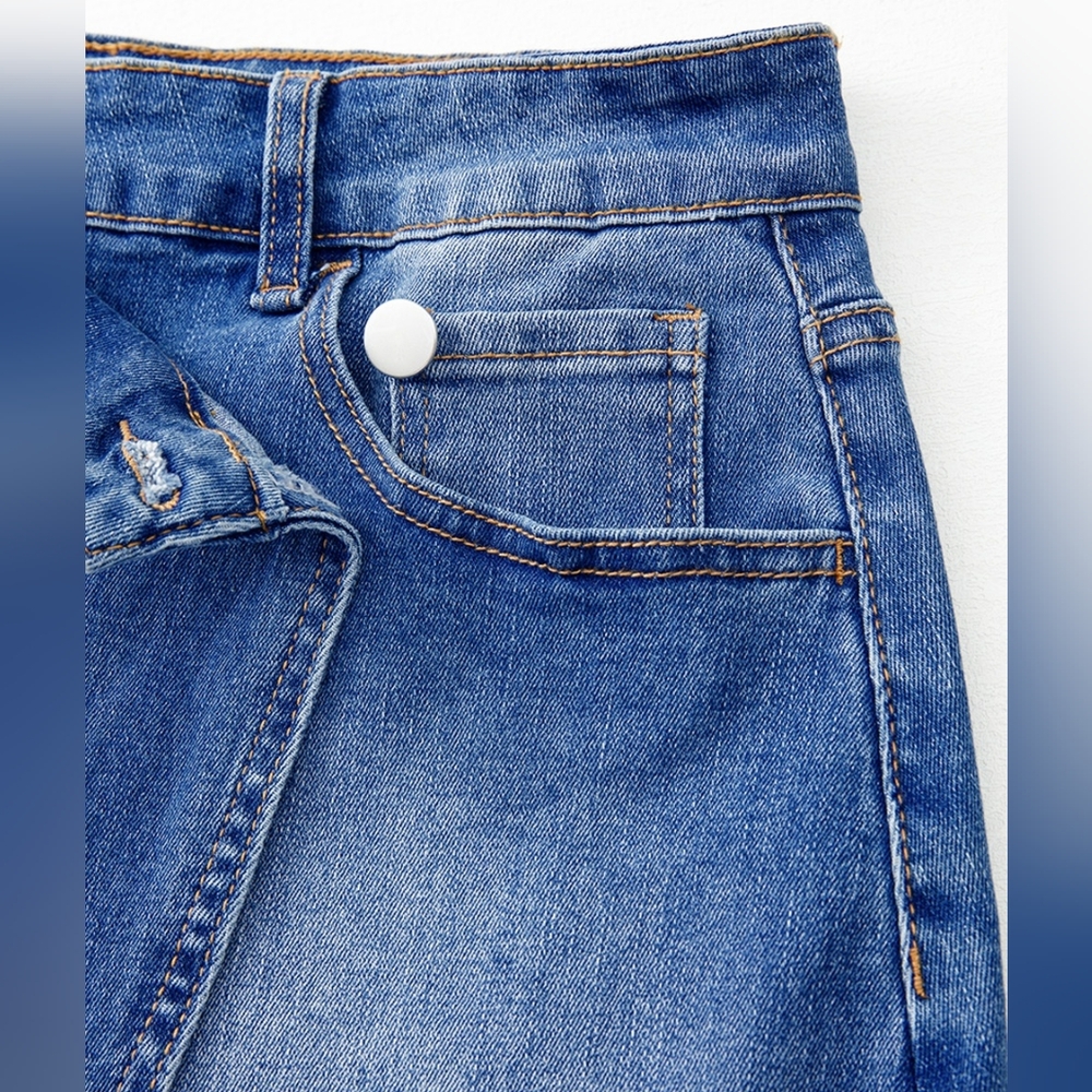 Cross the Line Denim Skirt - Picture 7 of 9